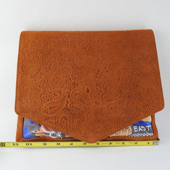 Freedom24 Handmade Leather Crossbody Purse Eyes Wide Open Authenticity Dust Bag - Picture 7 of 14